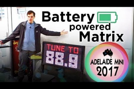 Adelaide Mini 2017 - Battery-powered 'tune to' matrix